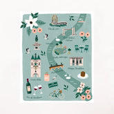 Bordeaux - Affiche illustration A3